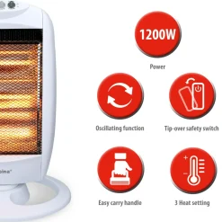 Brico Keramische Kachels & Blaasverwarming<Alpina Kachel Halogeen Draaibaar 1200 Watt