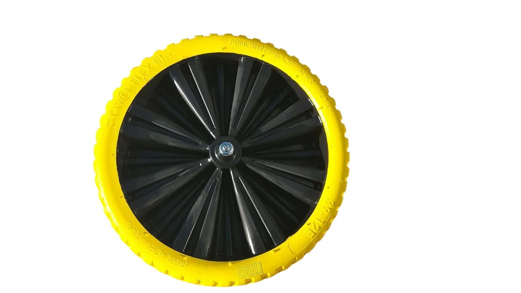 Altrad Limex Kruiwagenwiel Kunststof Geel O40Cm|Brico Best