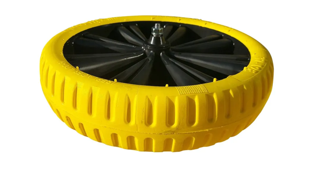 Altrad Limex Kruiwagenwiel Kunststof Geel O40Cm|Brico Best