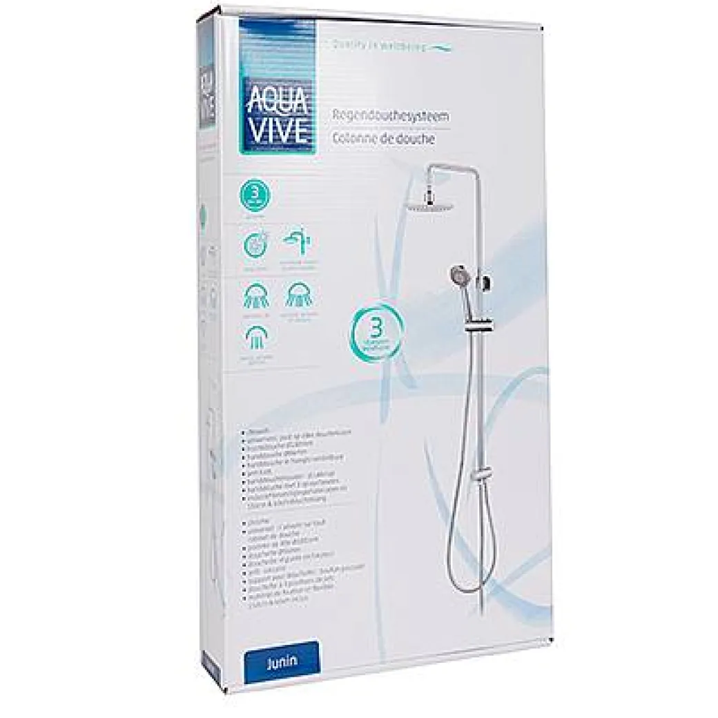 Aquavive Doucheset Junin Chroom|Brico Online