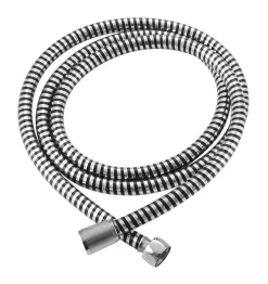 Aquavive Doucheslang Pvc 175Cm Chroom-Zwart|Brico Outlet