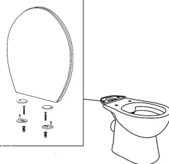 Aquavive Duoblok Toilet Avisio I Pk Aansluiting I Randloos Toiletpot Wit|Brico Best
