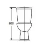 Aquavive Duoblok Toilet Avisio I Ao Aansluiting I Randloos Toiletpot Wit|Brico Hot