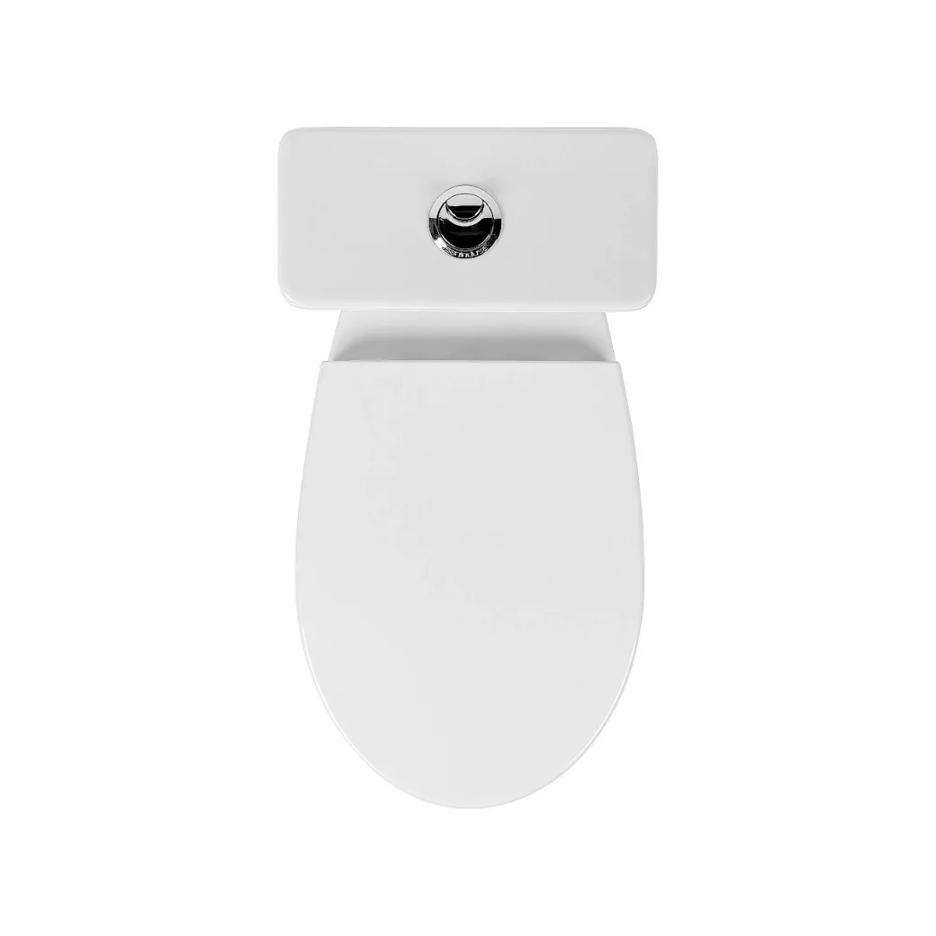 Aquavive Duoblok Toilet Cormor I Universele Afvoeri Randloos Toiletpot Wit|Brico New