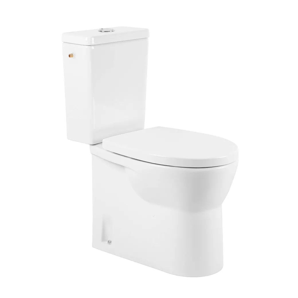Aquavive Duoblok Toilet Cormor I Universele Afvoeri Randloos Toiletpot Wit|Brico New