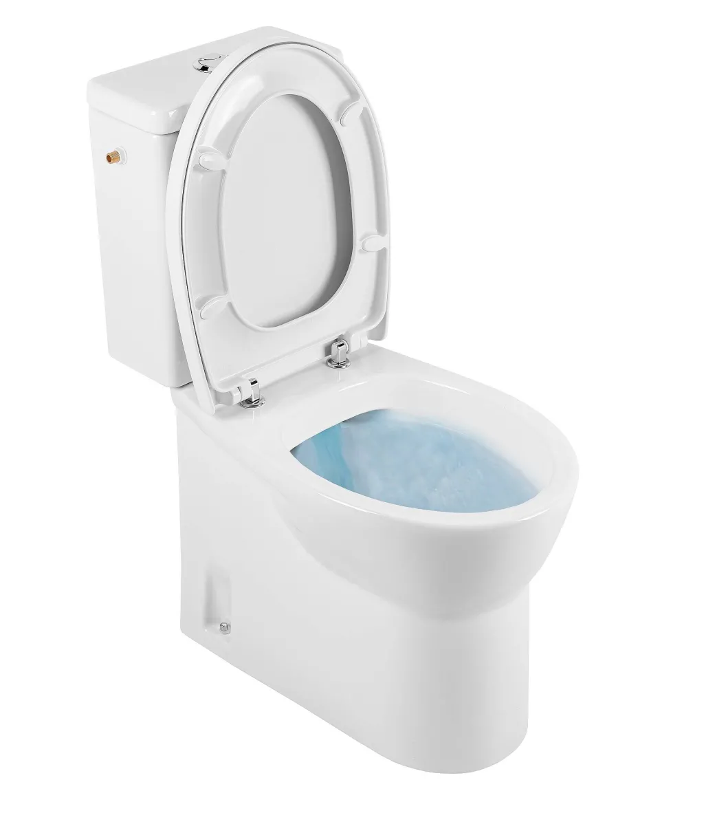 Aquavive Duoblok Toilet Cormor I Universele Afvoeri Randloos Toiletpot Wit|Brico New