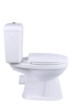 Aquavive Duoblok Toilet Ippari I Pk Aansluiting I Soft-Close Toiletzitting Wit|Brico Best