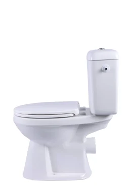 Aquavive Duoblok Toilet Ippari I Pk Aansluiting I Soft-Close Toiletzitting Wit|Brico Best