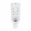 Aquavive Duoblok Toilet| Universele Afvoer| Randloos | Verhoogd +7Cm | Wit|Brico