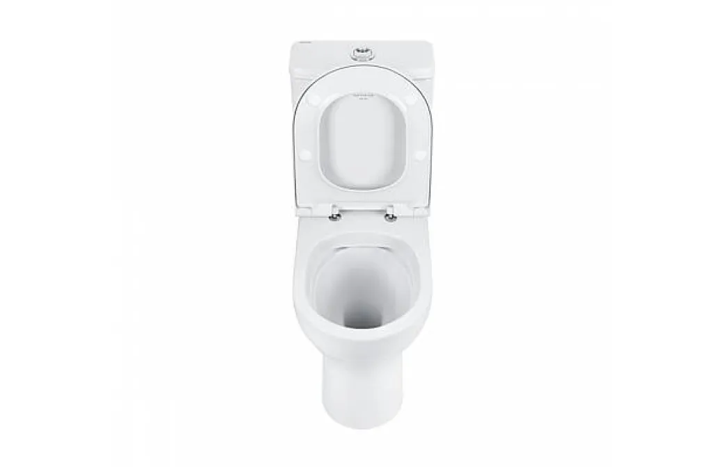 Aquavive Duoblok Toilet| Universele Afvoer| Randloos | Verhoogd +7Cm | Wit|Brico