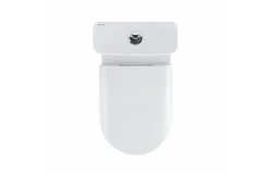 Aquavive Duoblok Toilet| Universele Afvoer| Randloos | Verhoogd +7Cm | Wit|Brico