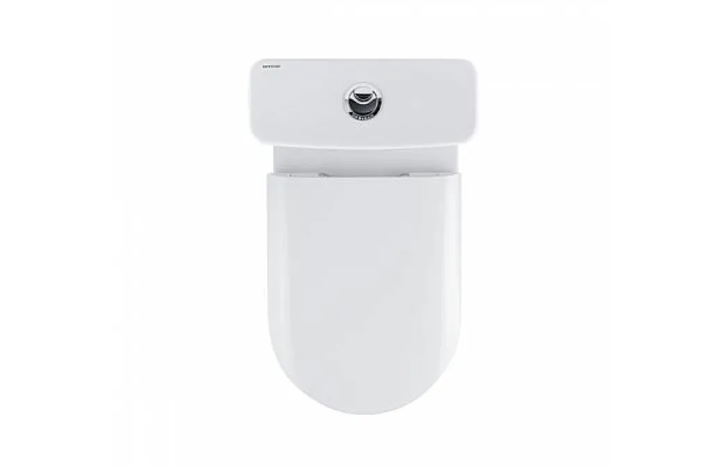 Aquavive Duoblok Toilet| Universele Afvoer| Randloos | Verhoogd +7Cm | Wit|Brico