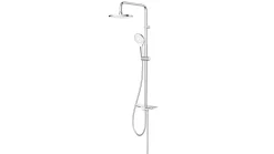 Aquavive Eco Doucheset Basento Chroom|Brico Discount