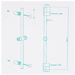 Aquavive Eco Doucheset Belbo Chroom|Brico Sale