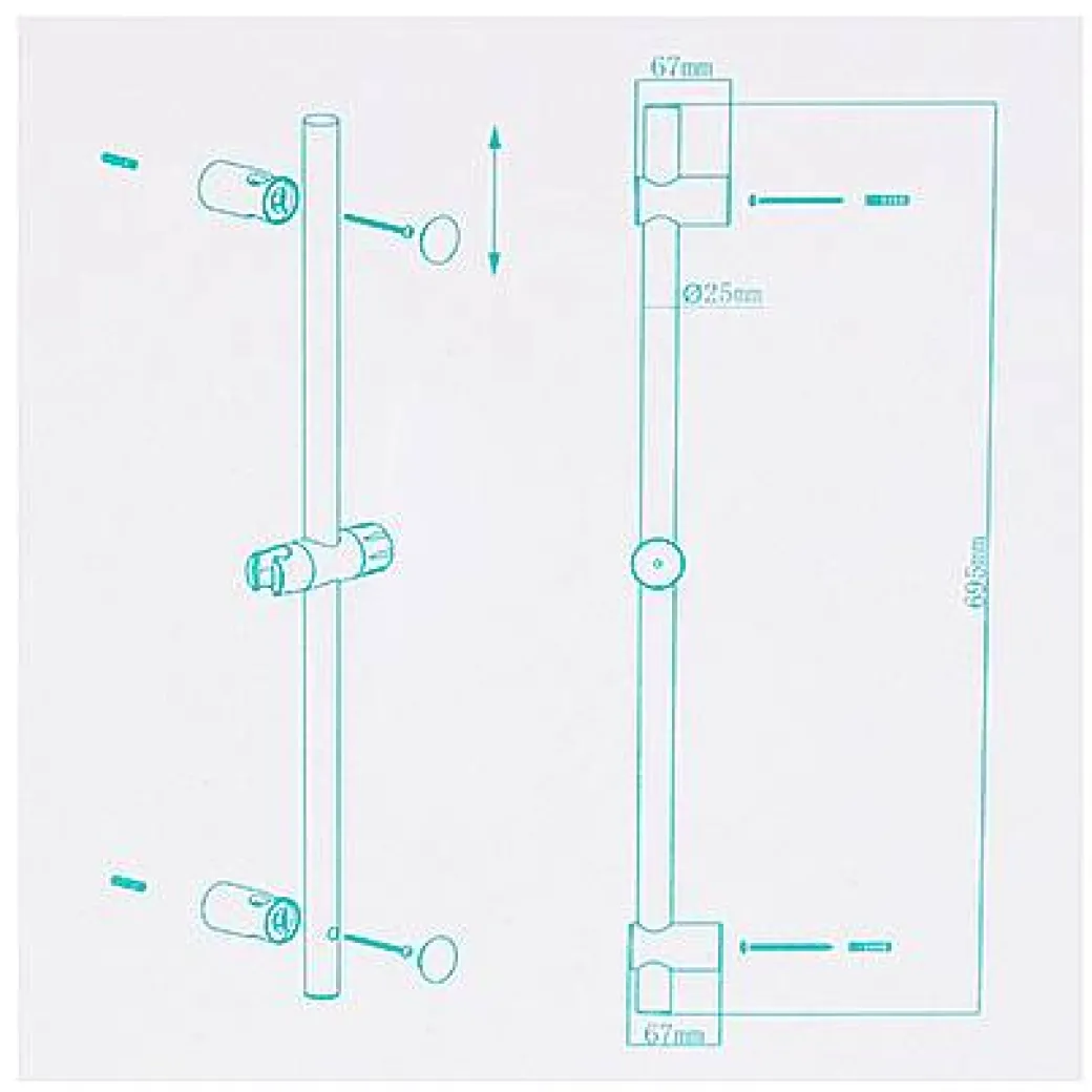 Aquavive Eco Doucheset Belbo Chroom|Brico Sale