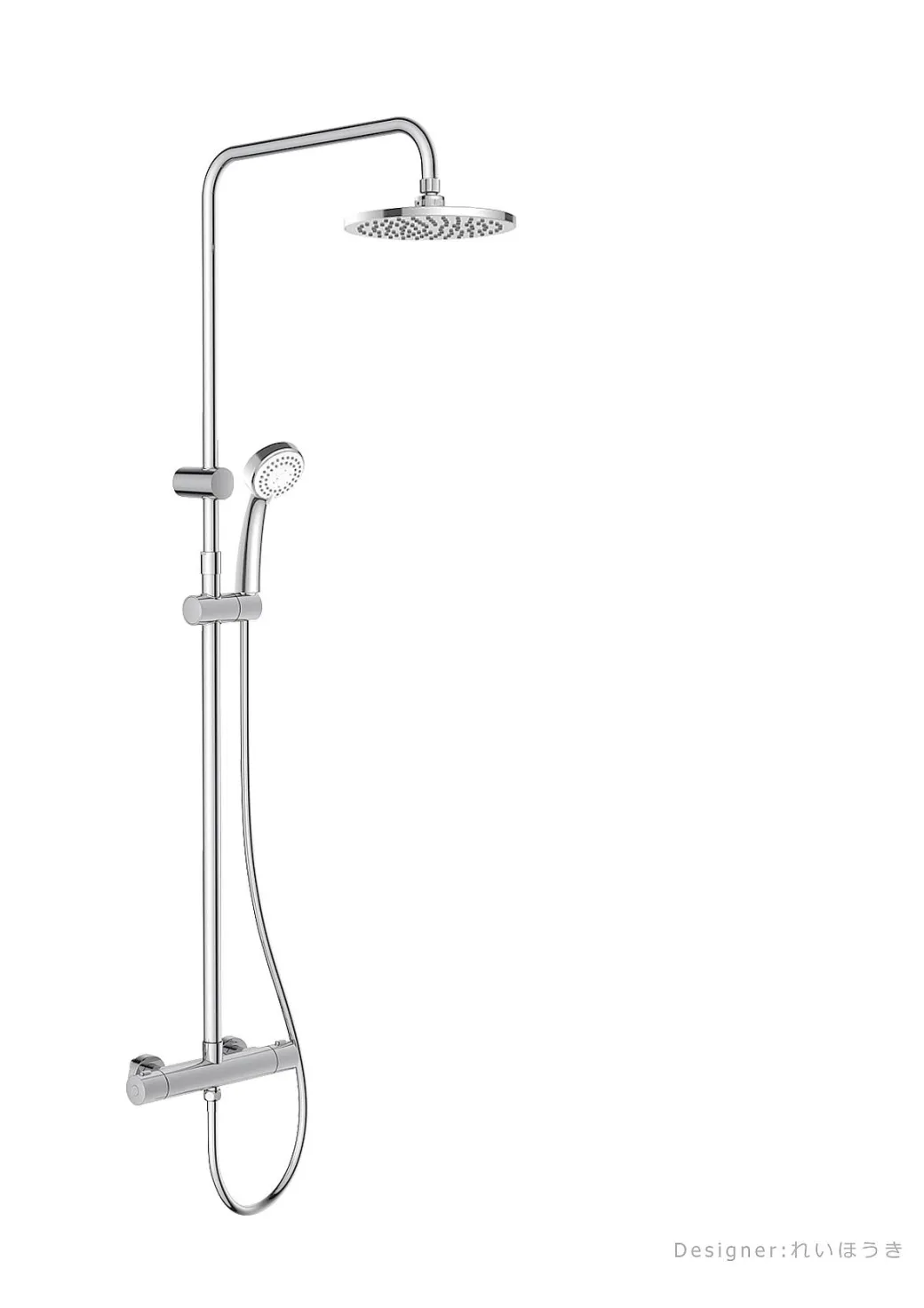 Aquavive Eco Doucheset Grande Met Kraan Chroom|Brico Online