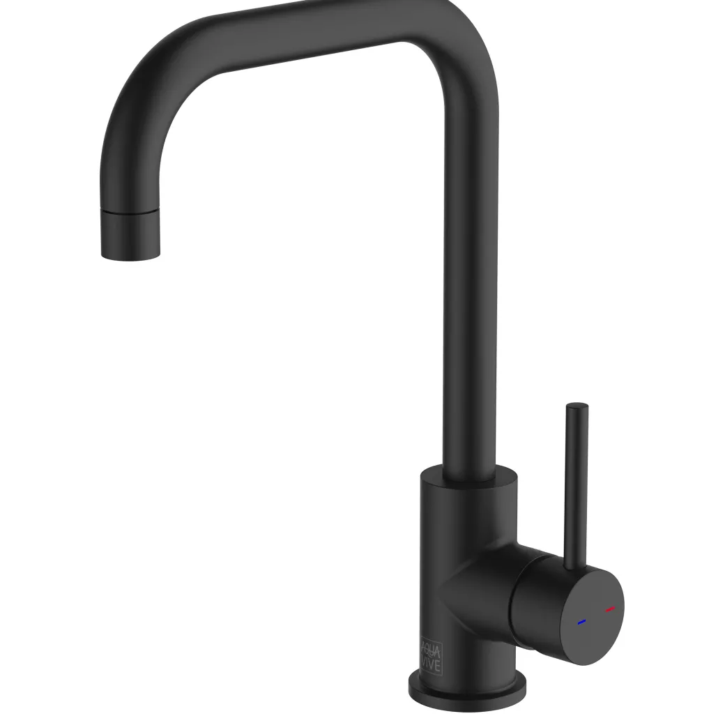 Aquavive Eco Keukenmengkraan Fonti Zwart|Brico Sale