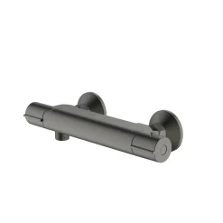Aquavive Eco Thermostatische Douchekraan Nilson Gun Metal 15Cm|Brico New