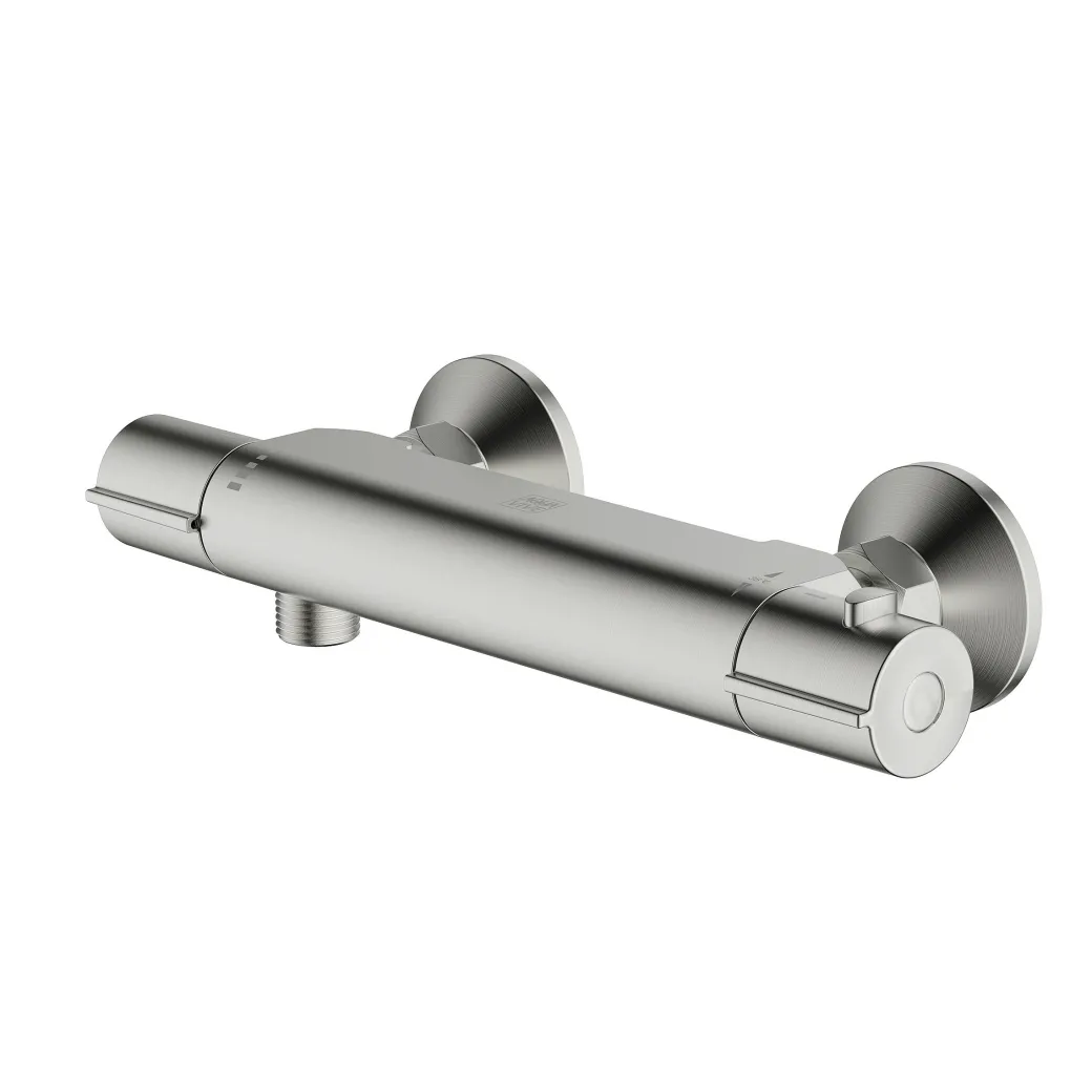 Aquavive Eco Thermostatische Douchekraan Cato Geborsteld Staal 15Cm|Brico Clearance