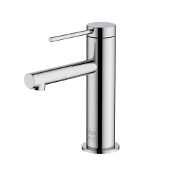 Aquavive Eco Wastafelmengkraan Sele Laag Chroom|Brico