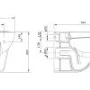 Aquavive Hangtoilet Cetus Wit | Verhoogd Model | Soft-Close Toiletzitting | Randsloos Toiletpot|Brico New