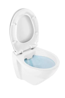 Aquavive Hangtoilet Lanico Wit | Soft-Close Toiletzitting | Randloos Toiletpot|Brico Clearance
