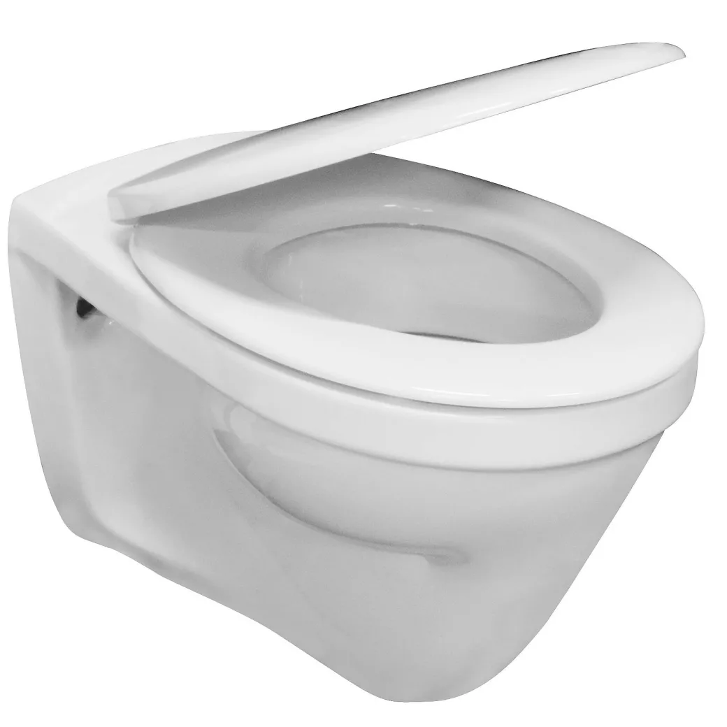 Aquavive Hangtoilet Lunain Wit | Soft-Close Toiletzitting|Brico New