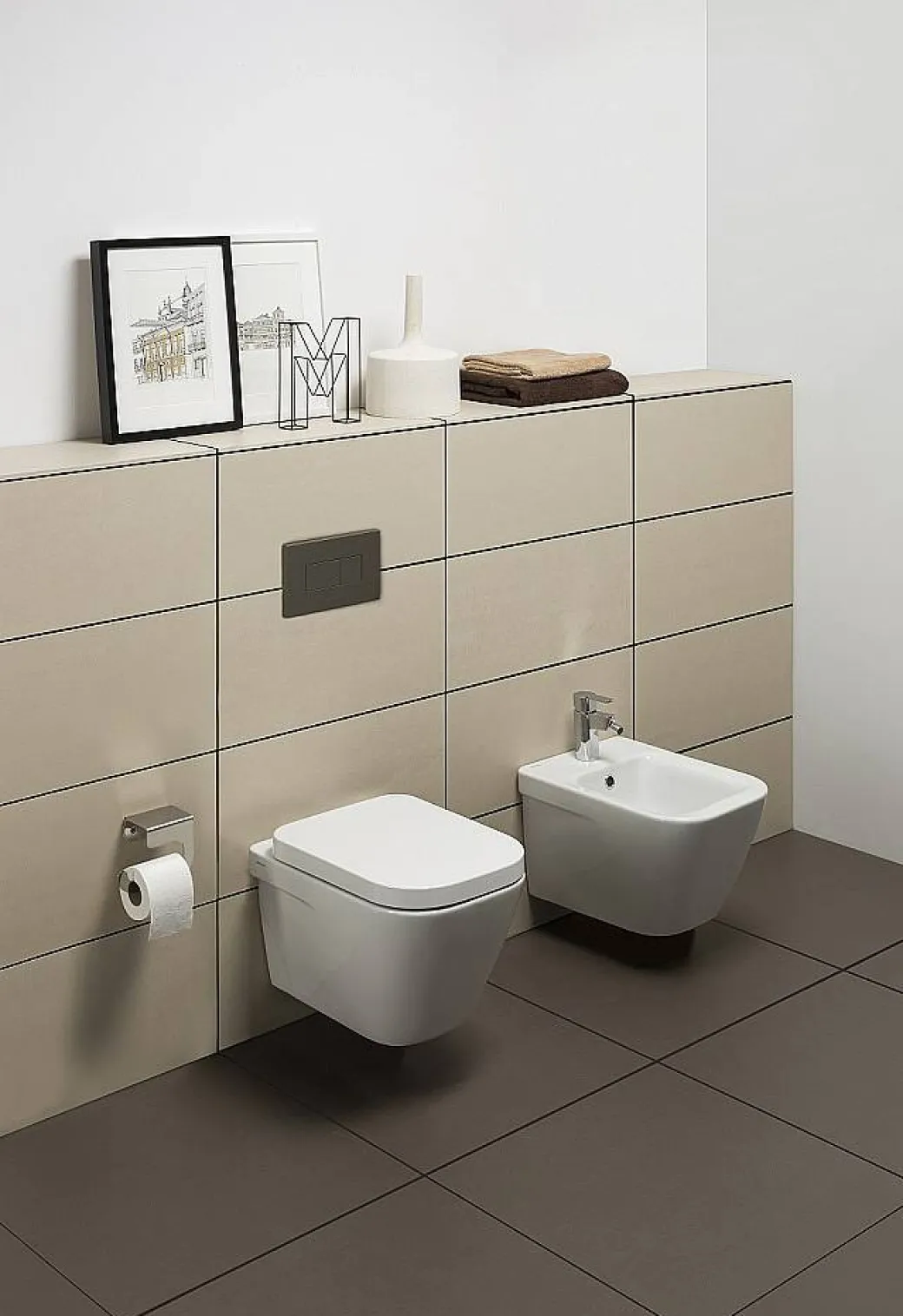 Aquavive Hangtoilet Marano Wit | Soft-Close Toiletzitting | Randloos Toiletpot|Brico