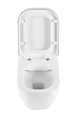 Aquavive Hangtoilet Marano Wit | Soft-Close Toiletzitting | Randloos Toiletpot|Brico