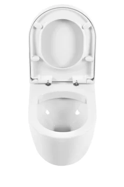Aquavive Hangtoilet Mazaro Wit | Soft-Close Toiletzitting | Randloos Toiletpot|Brico New