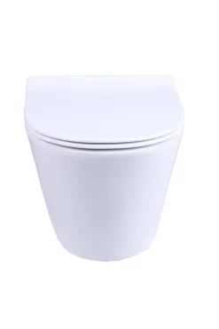 Aquavive Hangtoilet Slizza Wit | Soft-Close & Quick Release Toiletzitting | Randloos Toiletpot|Brico Hot