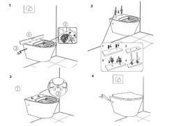 Aquavive Hangtoilet Slizza Wit | Soft-Close & Quick Release Toiletzitting | Randloos Toiletpot|Brico Hot