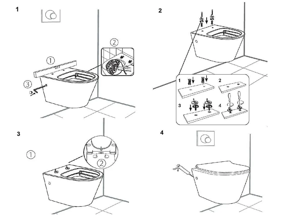 Aquavive Hangtoilet Slizza Wit | Soft-Close & Quick Release Toiletzitting | Randloos Toiletpot|Brico Hot