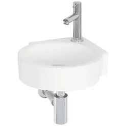 Aquavive Hoekfonteinset Lot Keramiek Wit 35Cm|Brico Hot