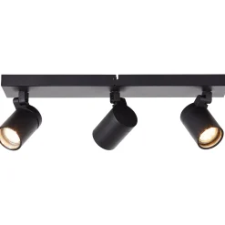 Aquavive Plafondspot Irminio Bar Zwart 3Xgu10 5W|Brico Sale