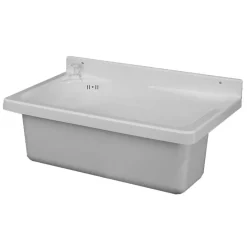 Aquavive Uitgietbak Ardeche Kunststof 54Cm Wit|Brico Clearance