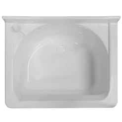 Aquavive Uitgietbak Ardeche Kunststof 54Cm Wit|Brico Clearance
