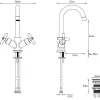 Aquavive Wastafelkraan Rosali Rvs|Brico Clearance