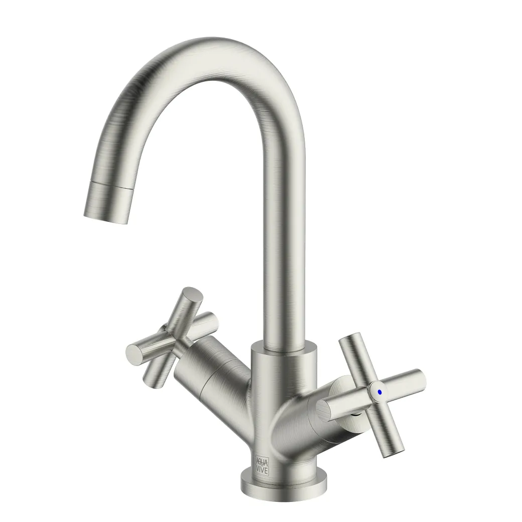 Aquavive Wastafelkraan Rosali Rvs|Brico Clearance