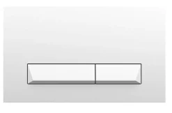 Aquazuro Bedieningspaneel Brenta Dubbele Spoeling Voor Brembo Inbouwreservoirs| Wit|Brico Hot