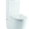 Aquazuro Duoblok Toilet Savio 2 I Universele Aansluiting I Quick Release & Soft-Close Toiletzitting Wit|Brico