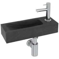 Aquazuro Fonteinset Platani Natuursteen Zwart 38Cm|Brico Sale