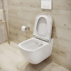 Aquazuro Inbouwreservoir Set Iris | Quick Release & Soft-Close Toiletzitting | Randloos Toiletpot|Brico Hot