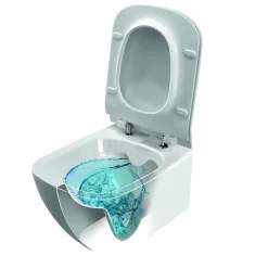 Aquazuro Inbouwreservoir Set Iris | Quick Release & Soft-Close Toiletzitting | Randloos Toiletpot|Brico Hot