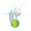Aquazuro Toiletzitting Appel D-Vorm Duroplast Groen|Brico Outlet