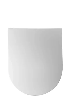 Aquazuro Toiletzitting D-Vorm Murano Duroplast Wit|Brico Discount