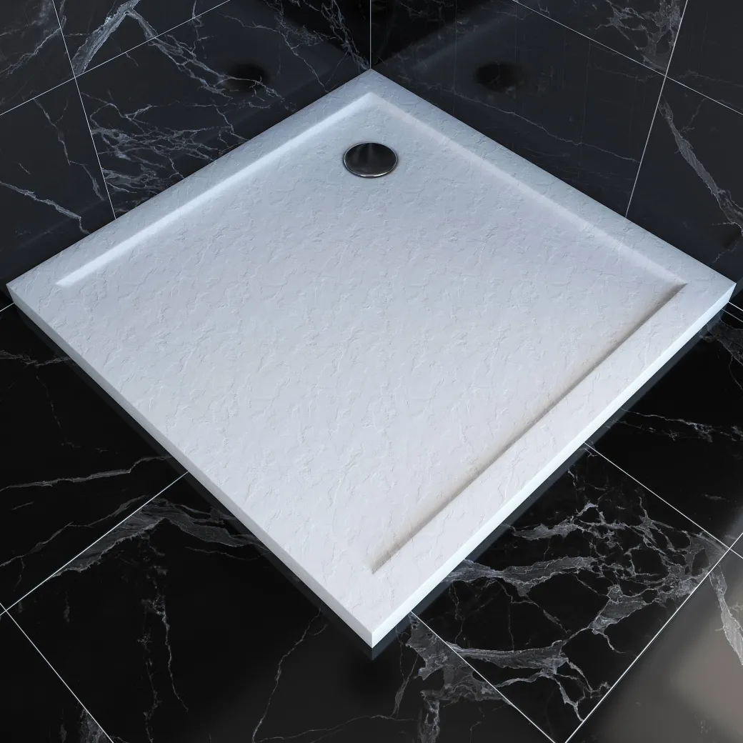 Aurlane Douchebak Pedra 90X90Cm Wit Mat|Brico Sale