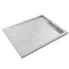 Aurlane Douchebak Pedra 100X80Cm Wit Steeneffect|Brico Discount