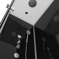 Aurlane Douchecabine Black 2 Rechthoek 110X80Cm|Brico Discount