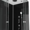 Aurlane Douchecabine Black 2 Vierkant 90X90Cm|Brico Best